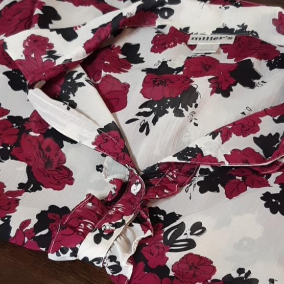 Womens Sheer Blouse MILLERS - Picture 3 of 8